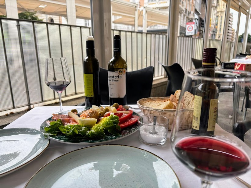 Restaurante La Lobera de martin en Zaragoza, terraza